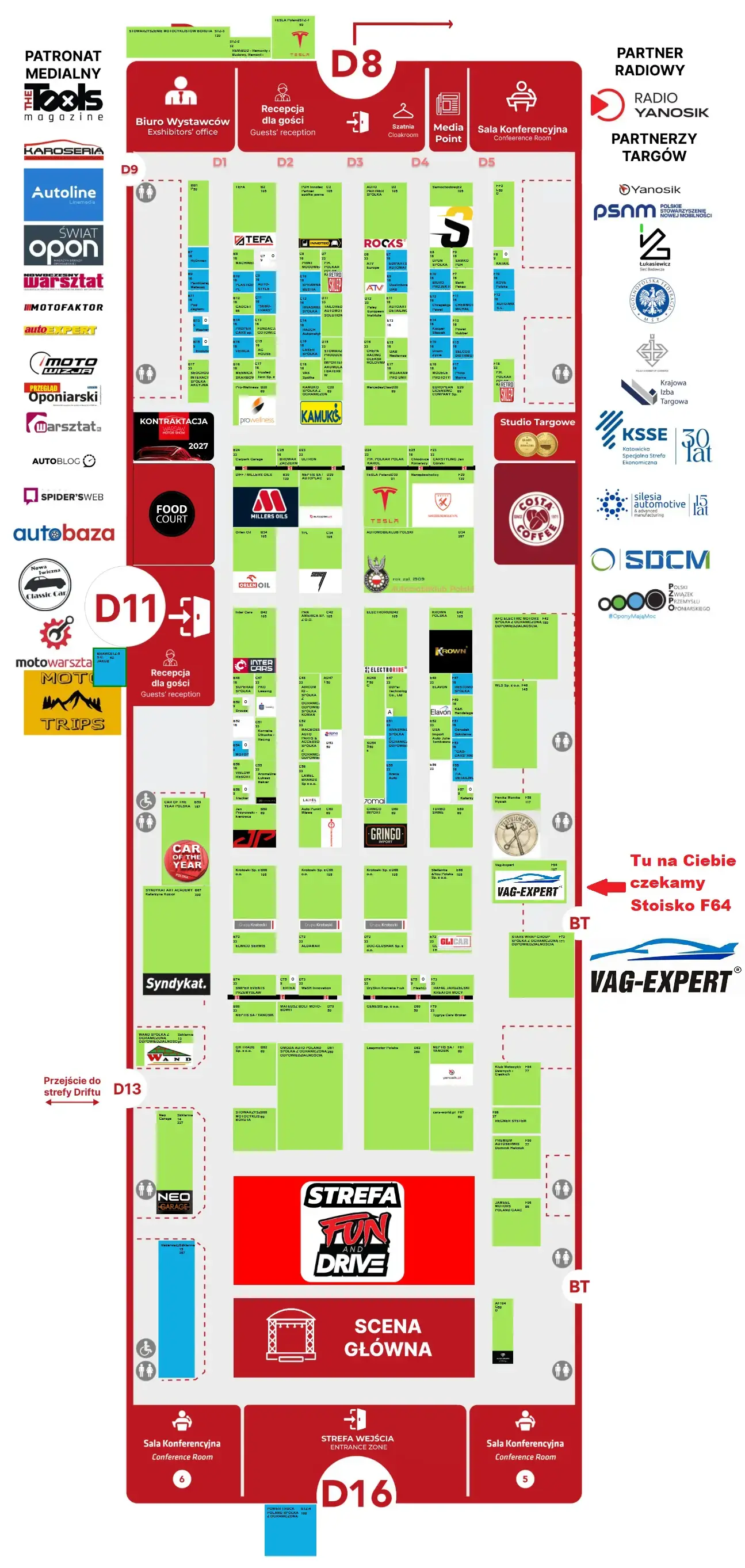 warsaw motor show mapa